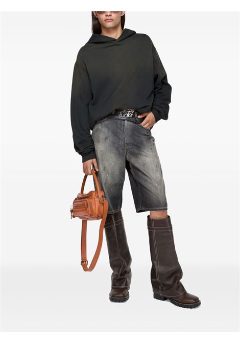 pantaloncini denim loose fit uomo neri ACNE STUDIOS | BE0173900